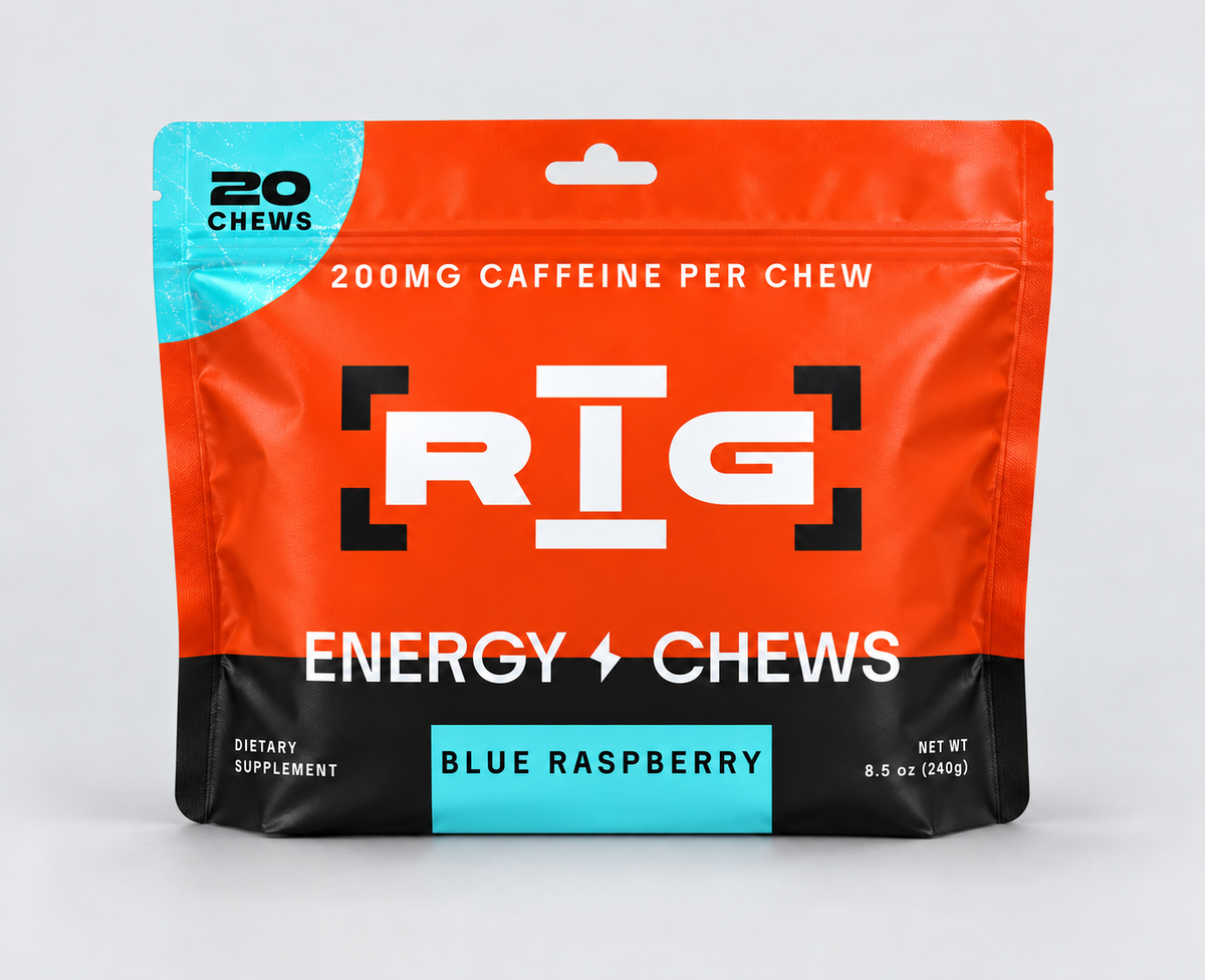 RIG Energy Chews | Blue Raspberry | 20 Chews